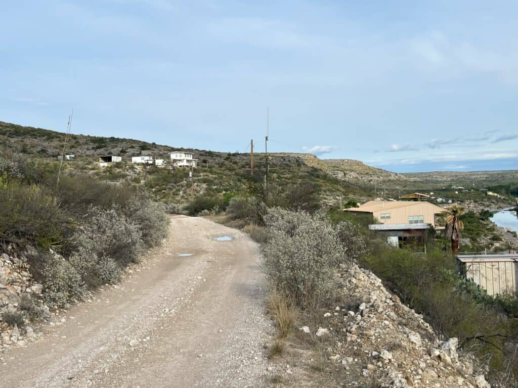Devils River Texas: Dirt Road